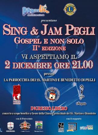 Sing & Jam Pegli – Gospel e non solo – II Edizione 2